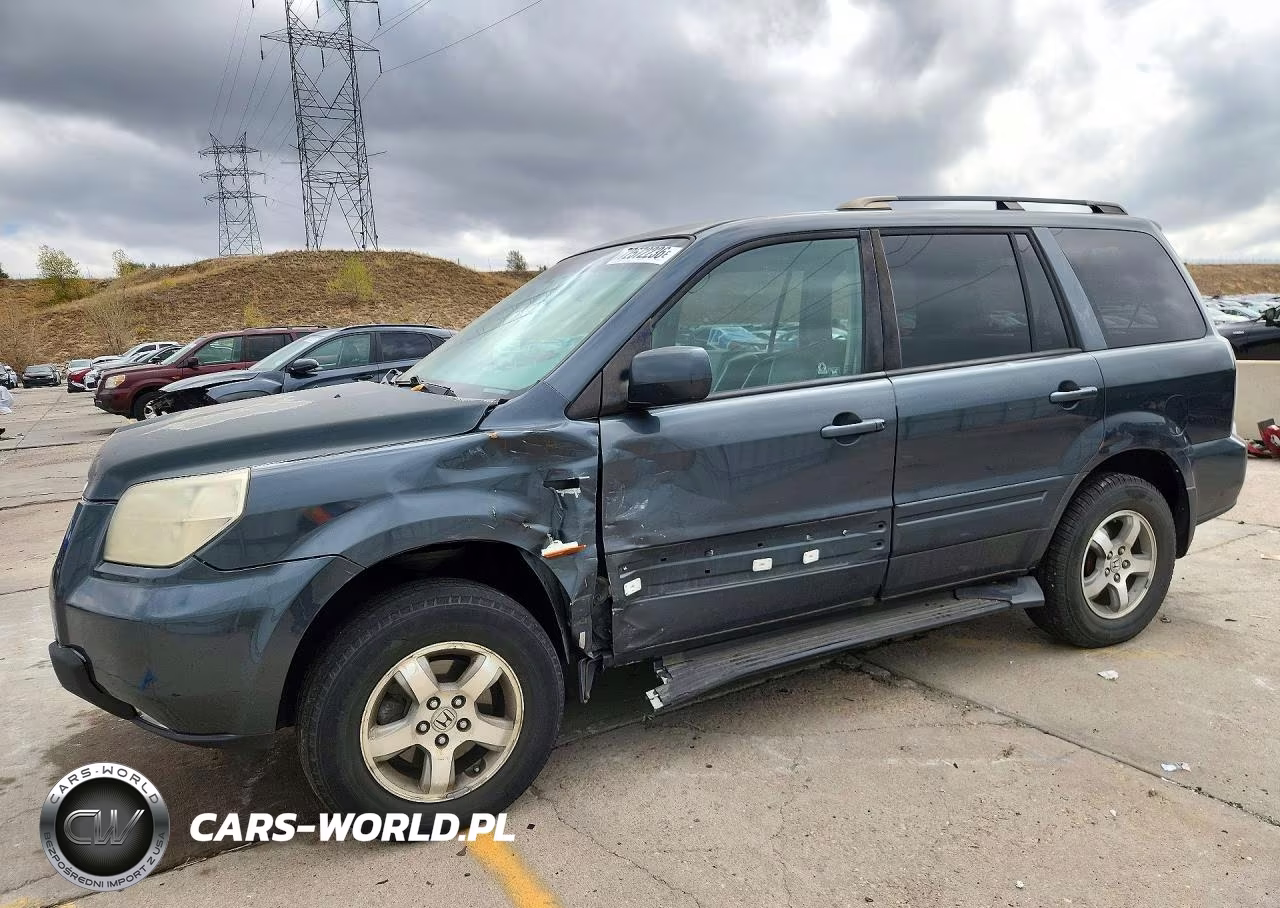 2006 Honda Pilot Ex VIN:2HKYF18556H522626 - 1