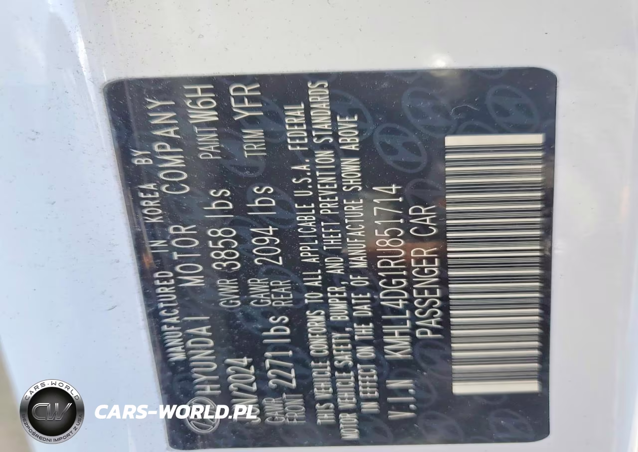 2024 Hyundai Elantra Se VIN:KMHLL4DG1RU851714 - 13