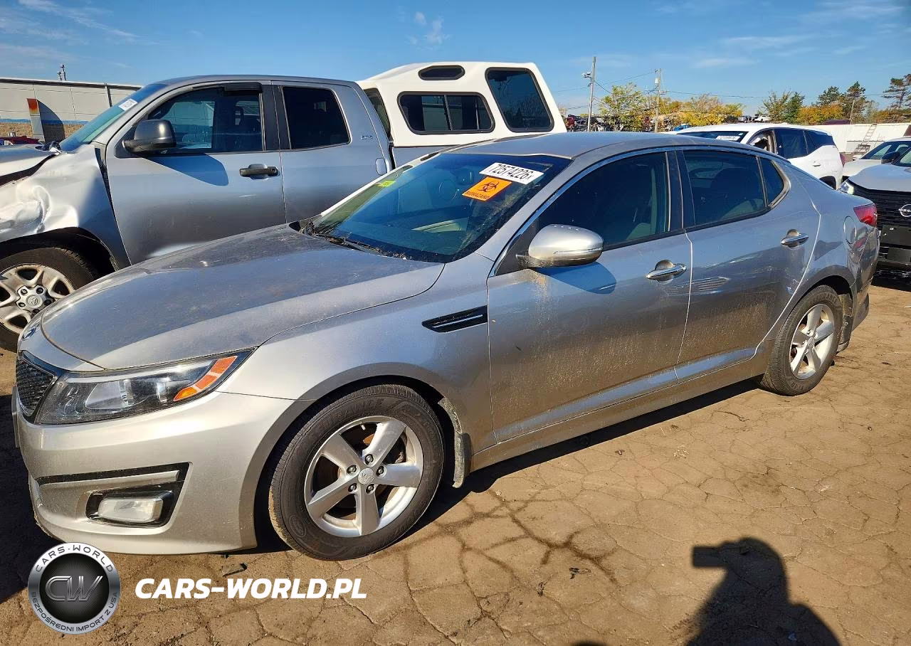 2015 Kia Optima Lx VIN:5XXGM4A73FG423040 - 1