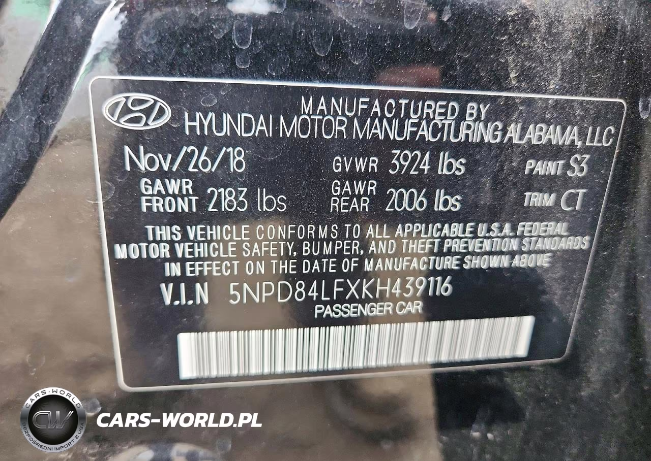 2019 Hyundai Elantra Sel VIN:5NPD84LFXKH439116 - 12
