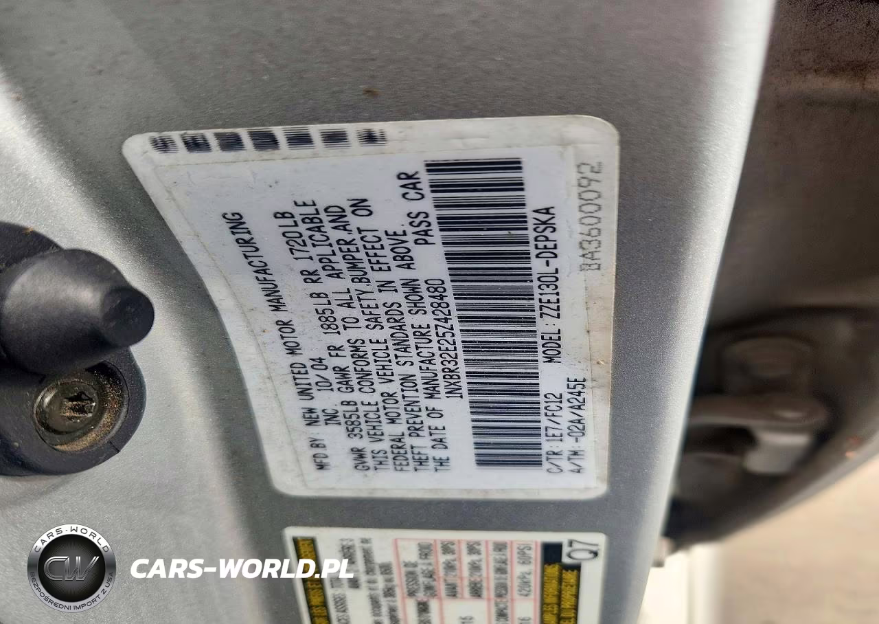 2005 Toyota Corolla S VIN:1NXBR32E25Z428480 - 12