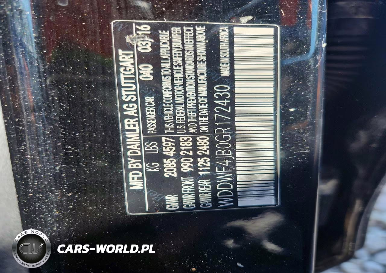 2016 Mercedes-Benz C 300 VIN:WDDWF4JB0GR172430 - 13
