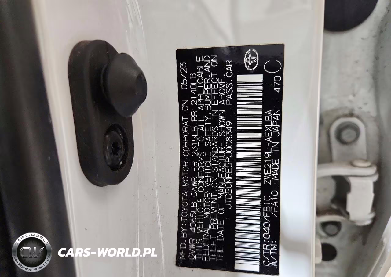 2023 Toyota Corolla Hybrid Le VIN:JTDBCMFE5PJ008349 - 12