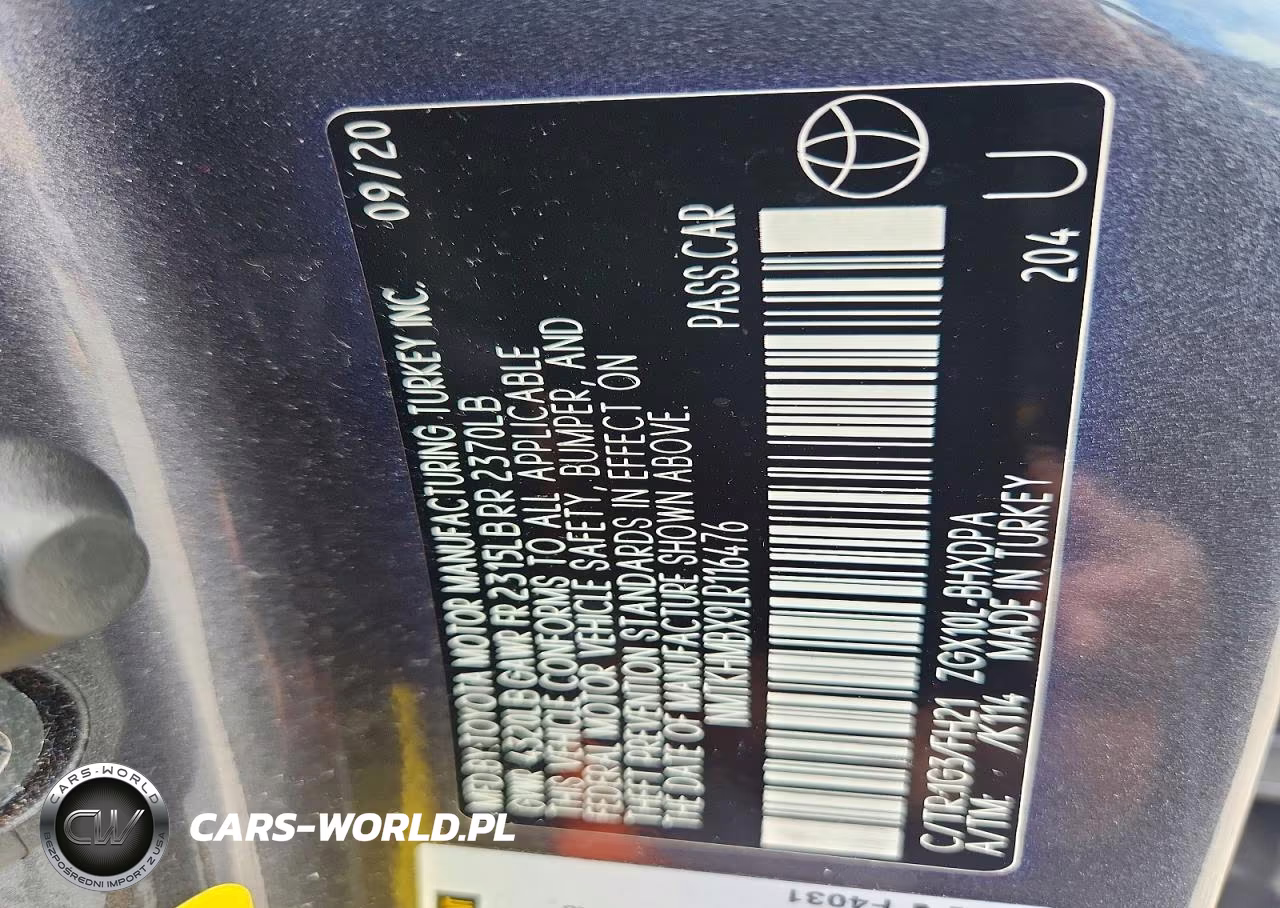 2020 Toyota C-Hr Le VIN:NMTKHMBX9LR116476 - 12