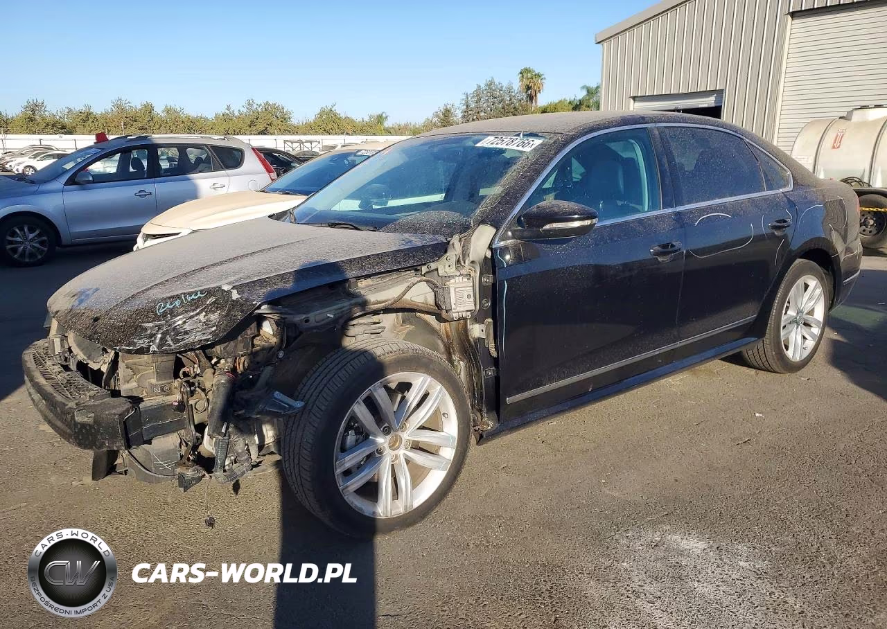 2017 Volkswagen Passat Se VIN:1VWGT7A36HC034054 - 1