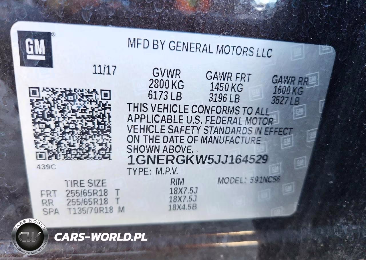 2018 Chevrolet Traverse Lt VIN:1GNERGKW5JJ164529 - 13