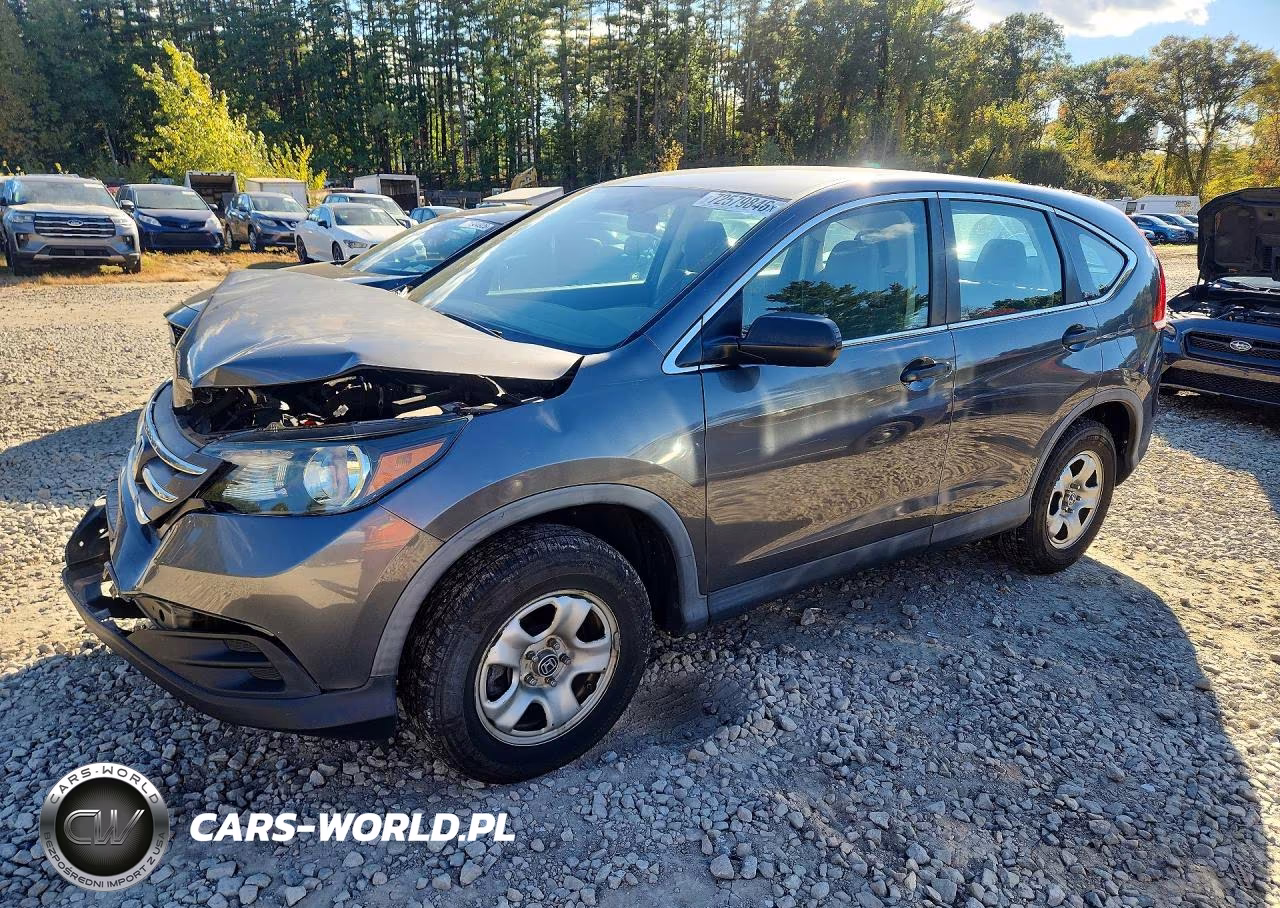 2012 Honda Cr-V Lx VIN:5J6RM4H3XCL035255 - 1