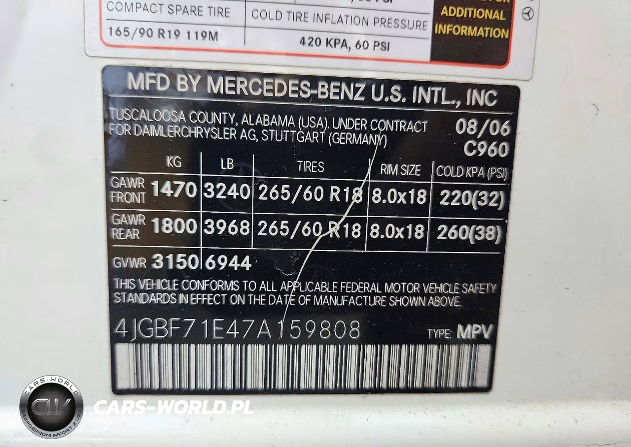 2007 Mercedes-Benz Gl 450 4Matic VIN:4JGBF71E47A159808 - 13