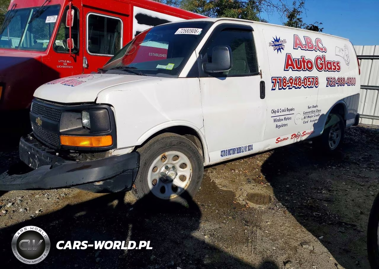 2014 Chevrolet Express 1500 Cargo Delivery Van VIN:1GCSGAFX0E1130876 - 1