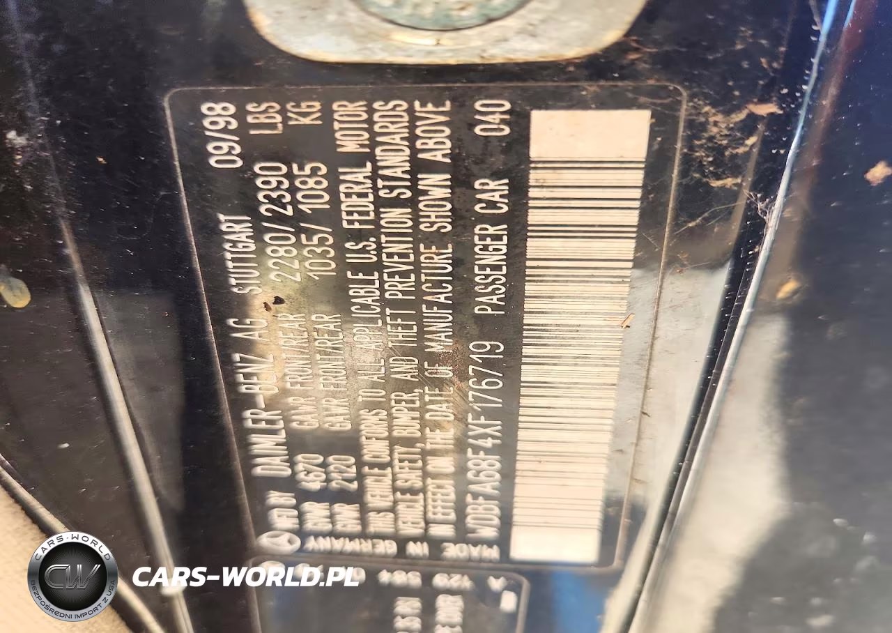 1999 Mercedes-Benz Sl 500 VIN:WDBFA68F4XF176719 - 12