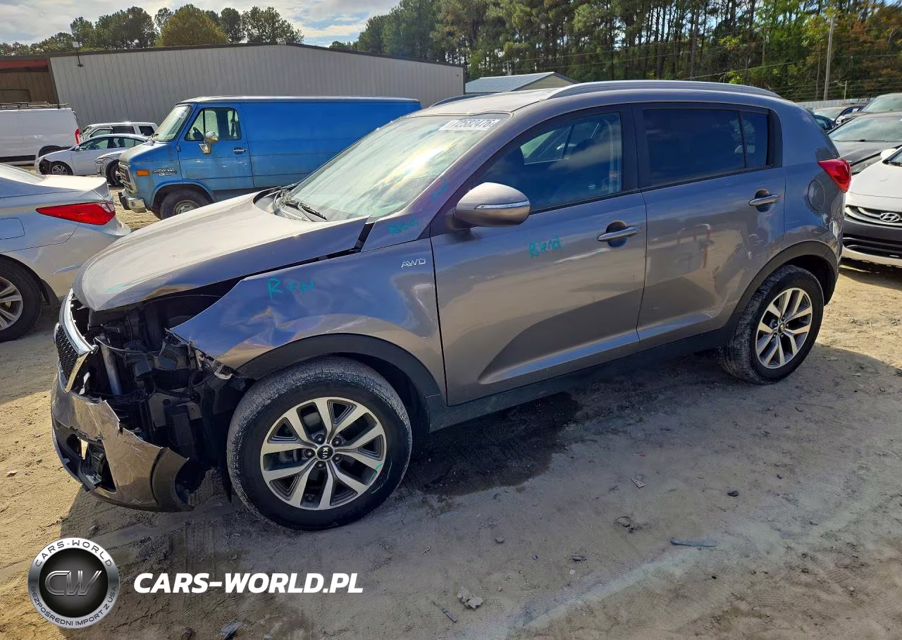 2014 Kia Sportage Lx VIN:KNDPBCAC4E7643484 - 1