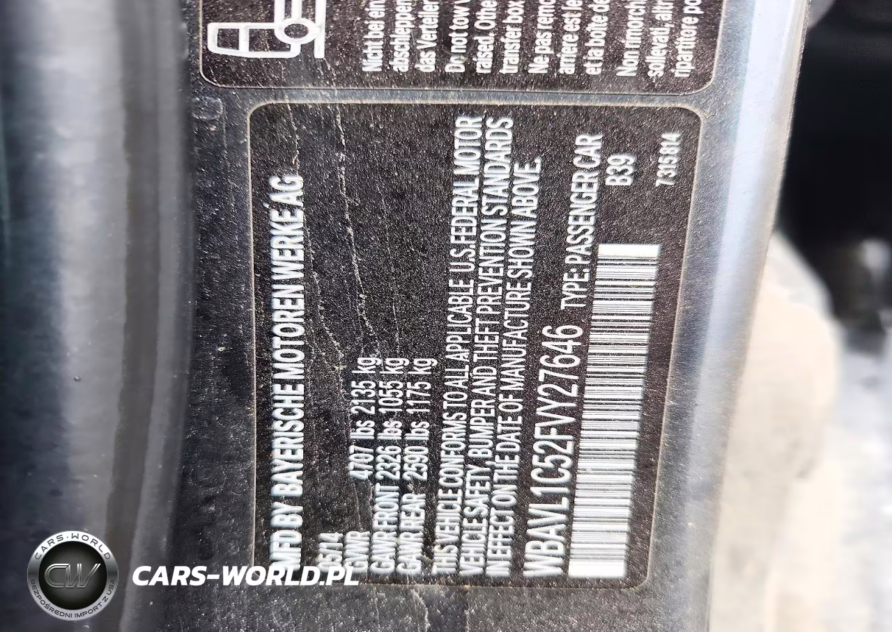 2015 BMW X1 xDrive28I VIN:WBAVL1C52FVY27646 - 12