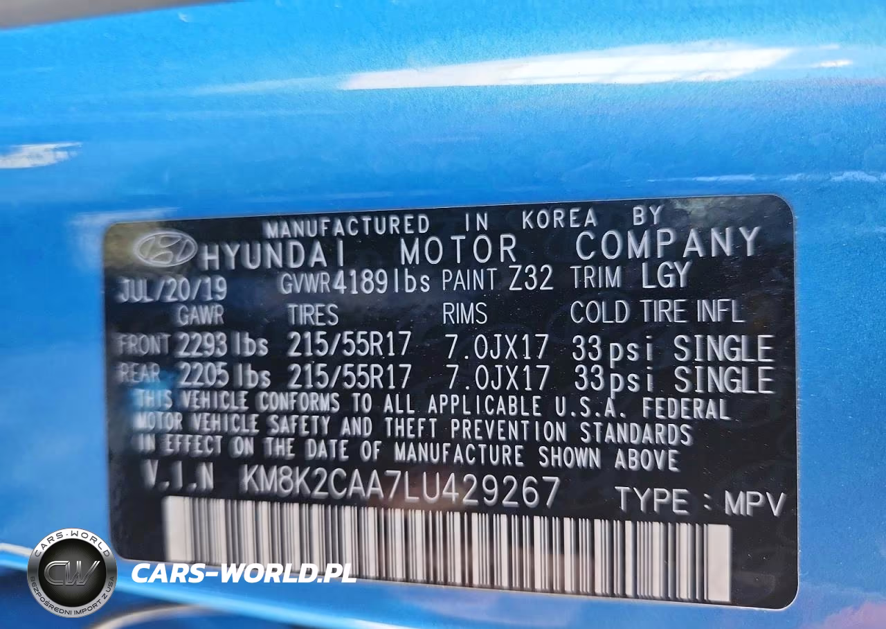 2020 Hyundai Kona Sel VIN:KM8K2CAA7LU429267 - 13