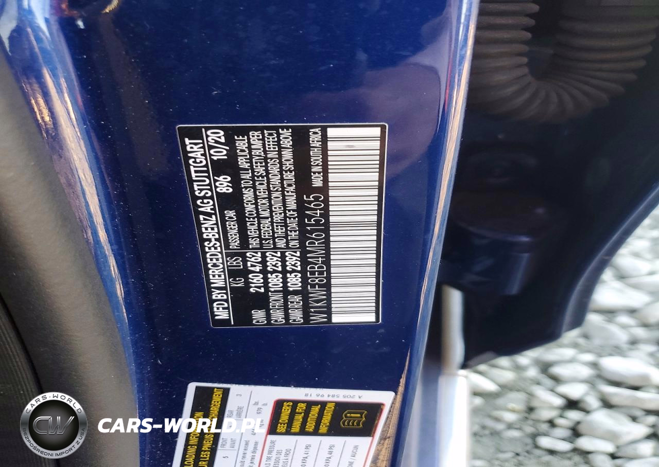 2021 Mercedes-Benz C 300 4Matic VIN:W1KWF8EB4MR615465 - 12
