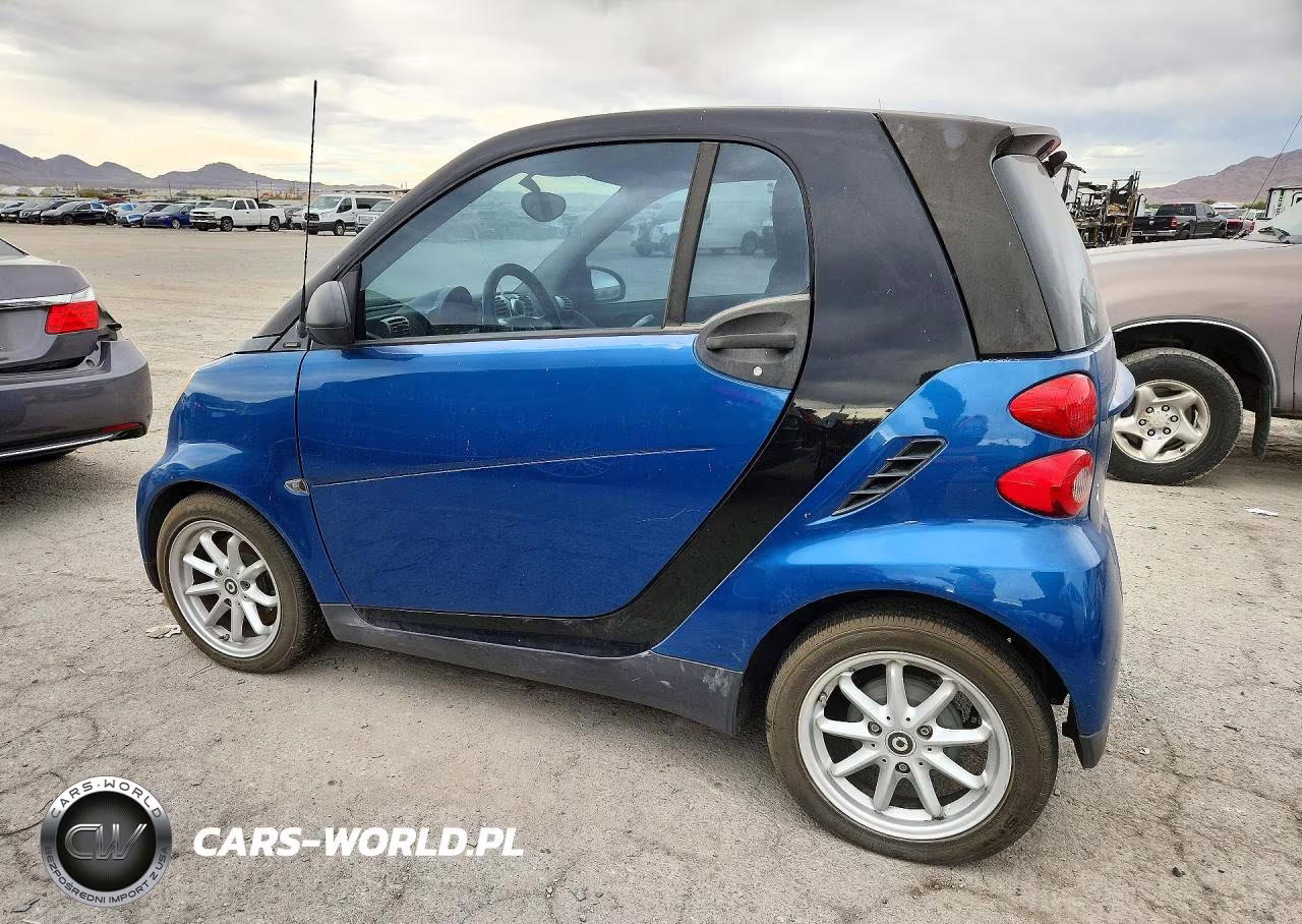 2009 Smart Fortwo Pure VIN:WMEEJ31X99K232843 - 2