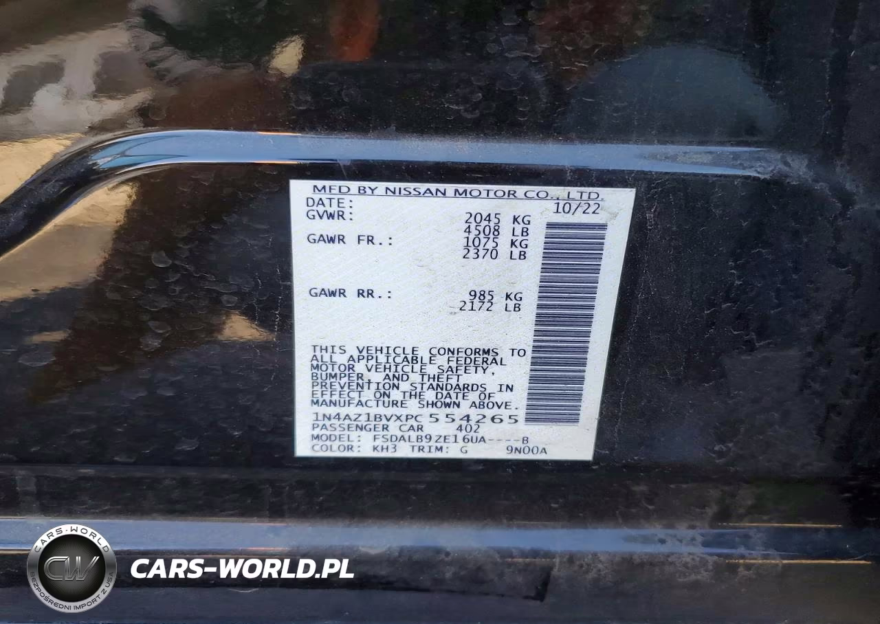 2023 Nissan Leaf S VIN:1N4AZ1BVXPC554265 - 13