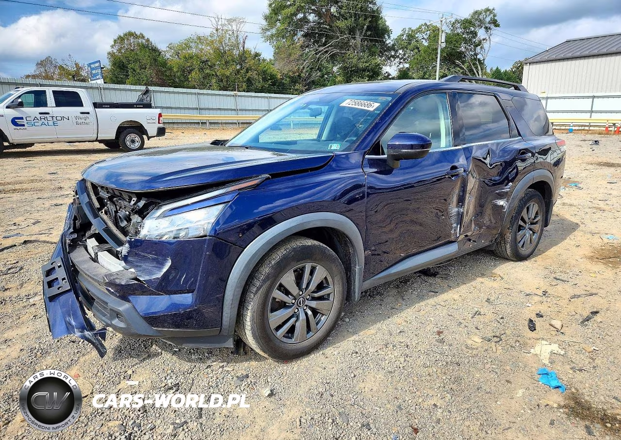 2022 Nissan Pathfinder Sv VIN:5N1DR3BD0NC219776 - 1