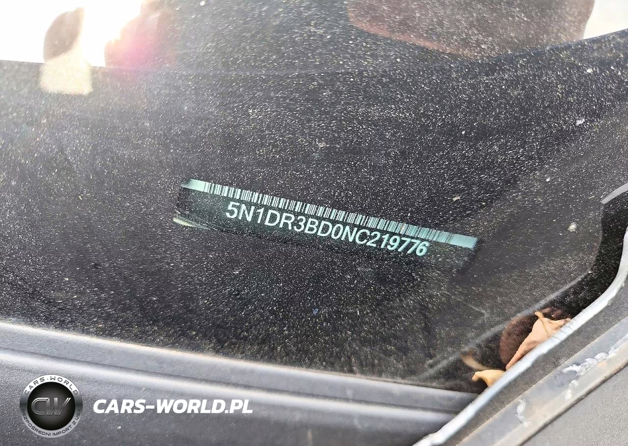 2022 Nissan Pathfinder Sv VIN:5N1DR3BD0NC219776 - 13