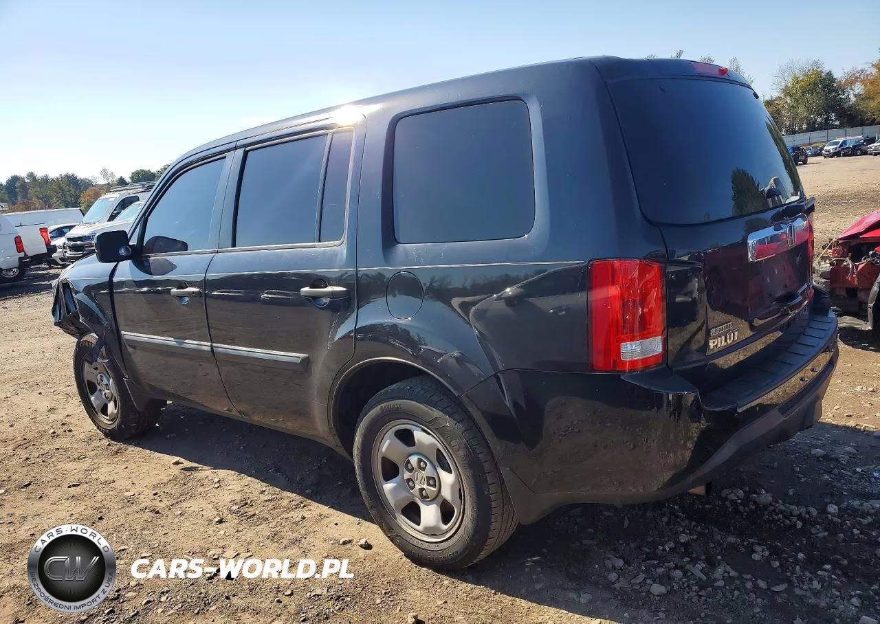 2014 Honda Pilot Lx VIN:5FNYF3H22EB017321 - 2