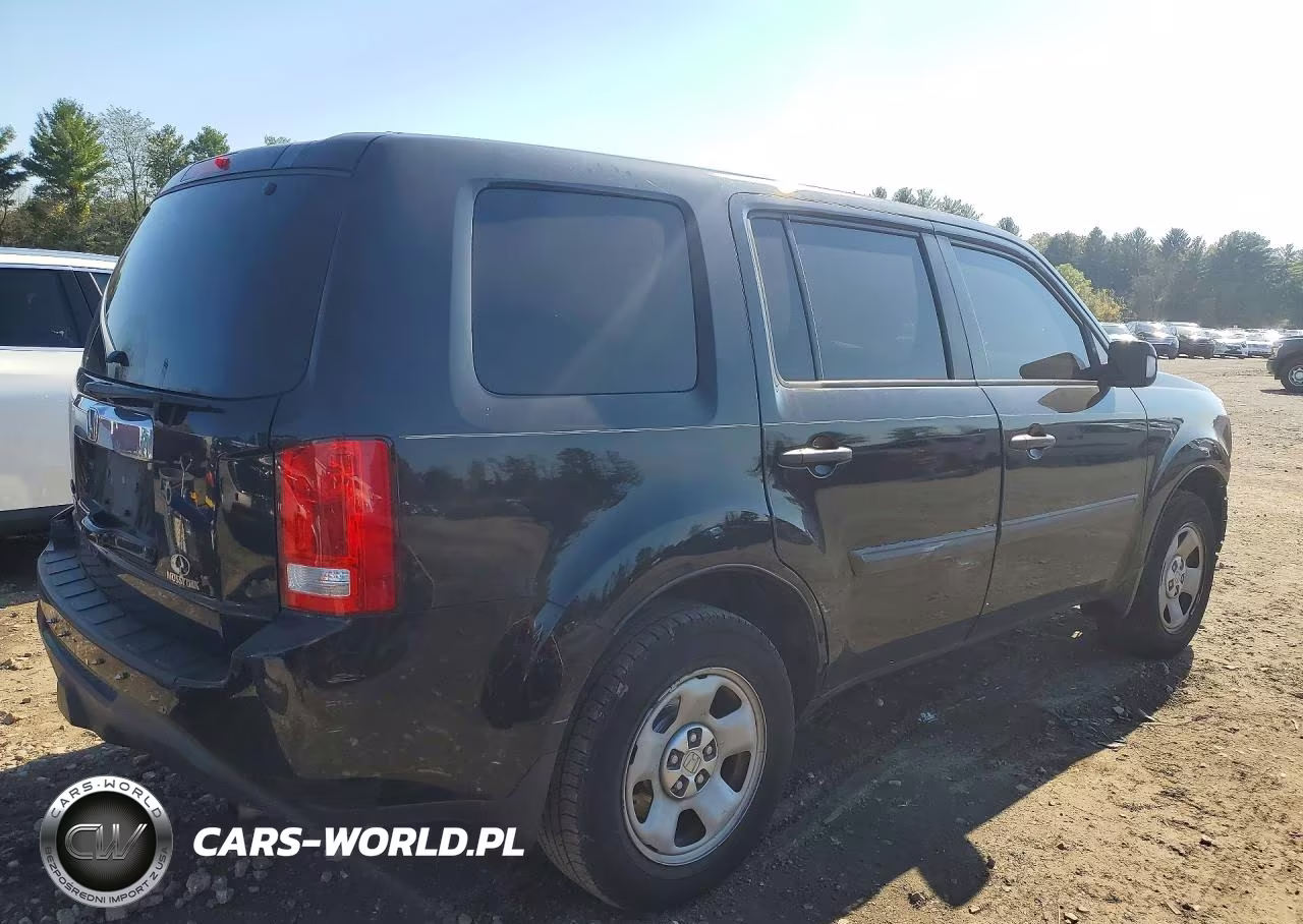 2014 Honda Pilot Lx VIN:5FNYF3H22EB017321 - 3