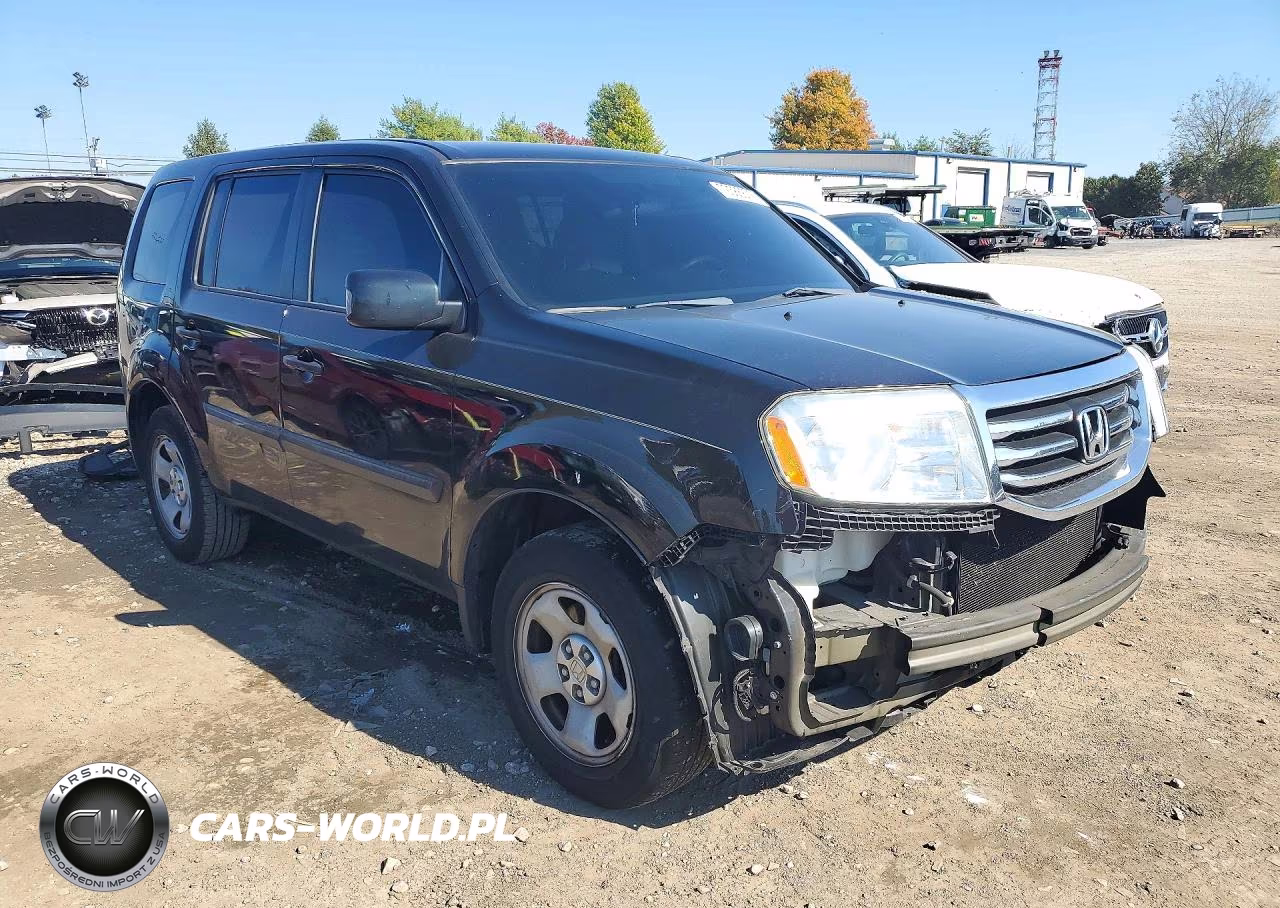 2014 Honda Pilot Lx VIN:5FNYF3H22EB017321 - 4
