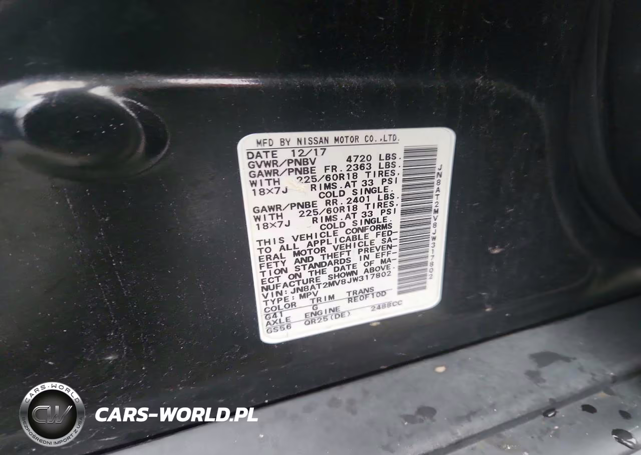 2018 Nissan Rogue Sl VIN:JN8AT2MV8JW317802 - 13