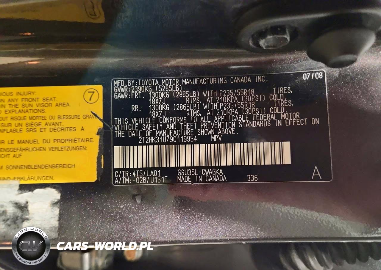 2009 Lexus Rx 350 VIN:2T2HK31U79C119954 - 13
