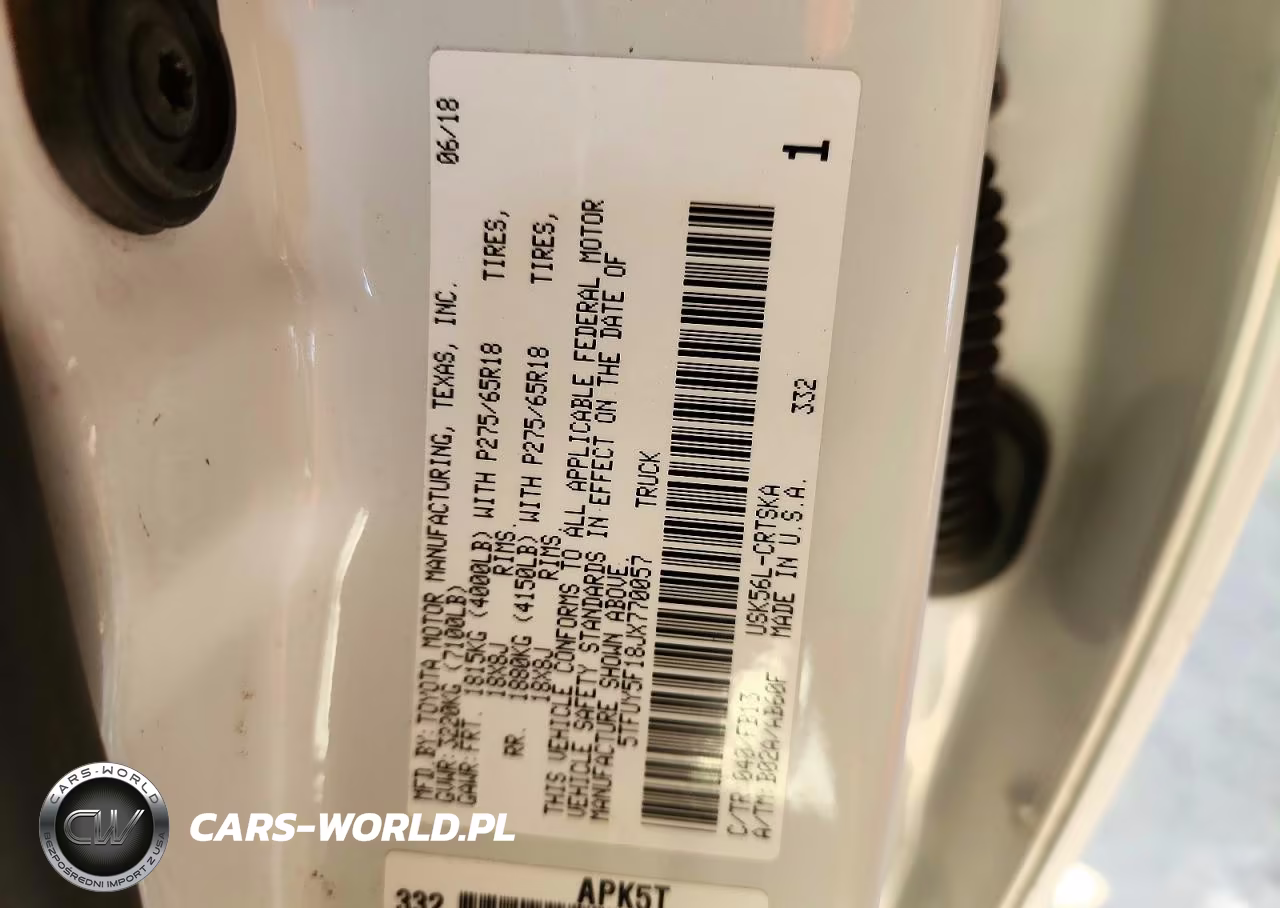 2018 Toyota Tundra Sr5 VIN:5TFUY5F18JX770057 - 12