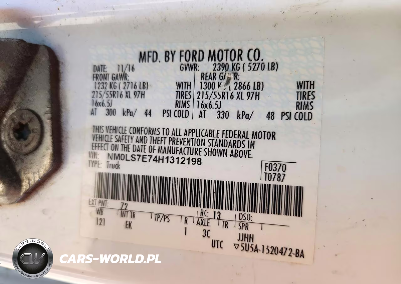 2017 Ford Transit Connect Xl VIN:NM0LS7E74H1312198 - 13