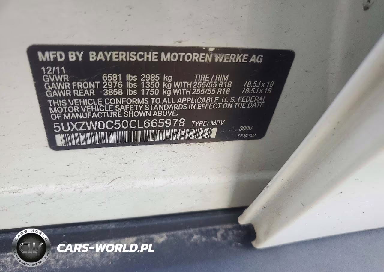 2012 BMW X5 xDrive35D VIN:5UXZW0C50CL665978 - 13