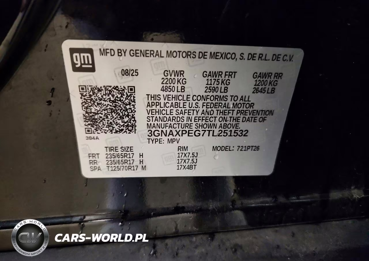2026 Chevrolet Equinox Lt VIN:3GNAXPEG7TL251532 - 14