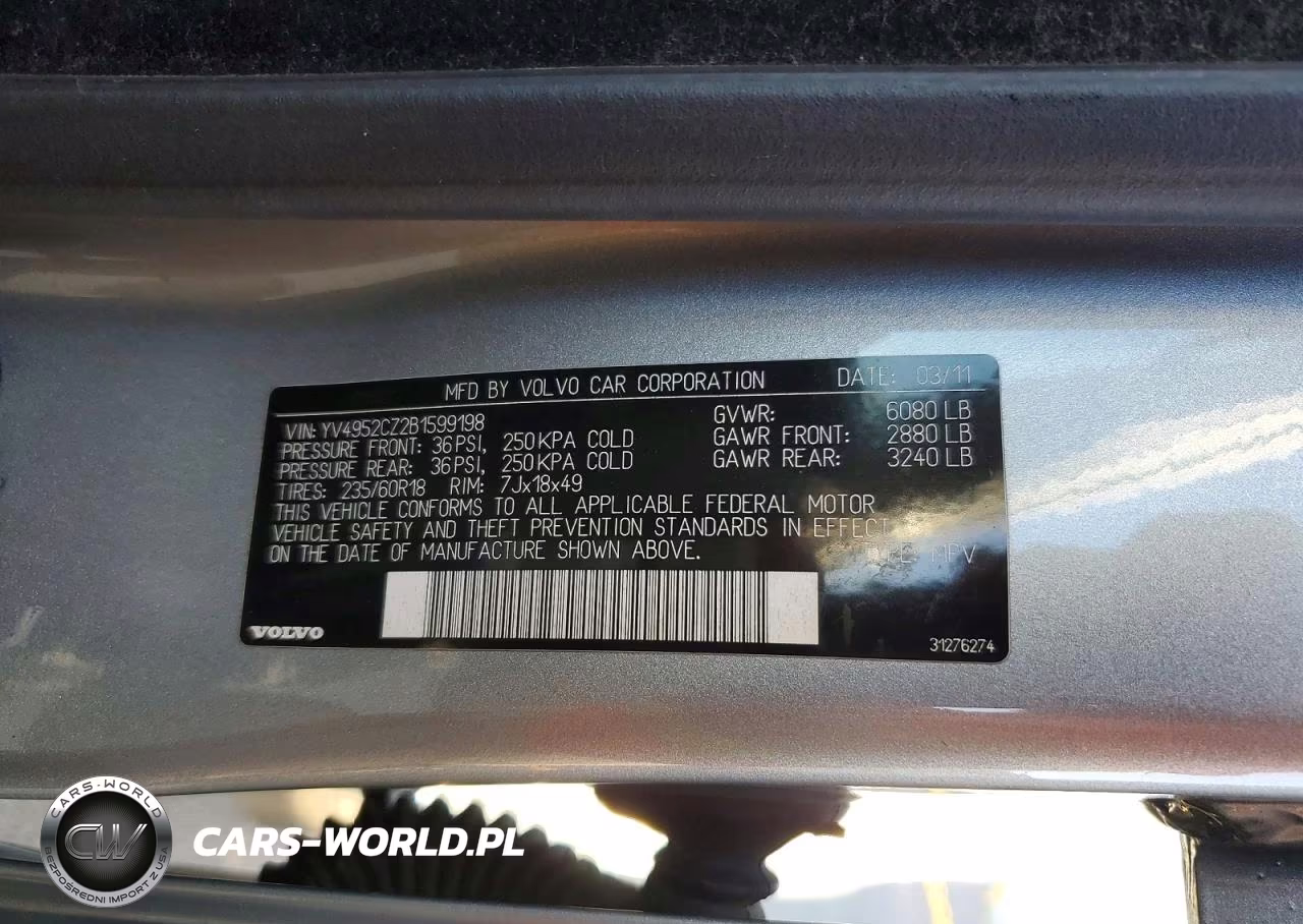 2011 Volvo Xc90 3.2 VIN:YV4952CZ2B1599198 - 14