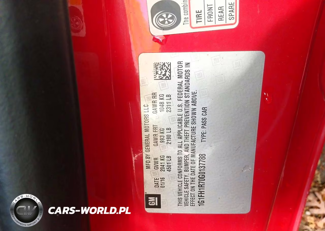 2016 Chevrolet Camaro Ss VIN:1G1FH1R70G0137788 - 10