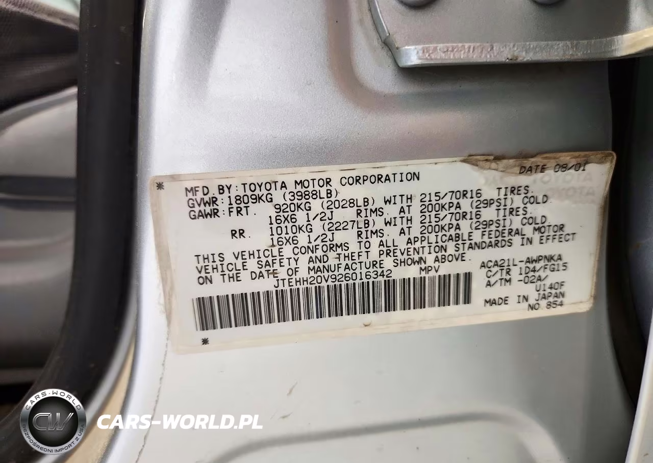 2002 Toyota Rav4 Base VIN:JTEHH20V926016342 - 14