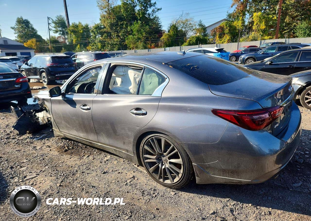 2019 Infiniti Q50 Red Sport 400 VIN:JN1FV7AR1KM830034 - 2