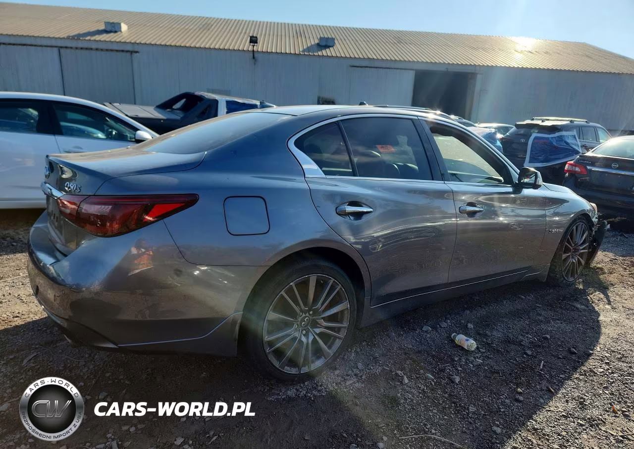 2019 Infiniti Q50 Red Sport 400 VIN:JN1FV7AR1KM830034 - 3