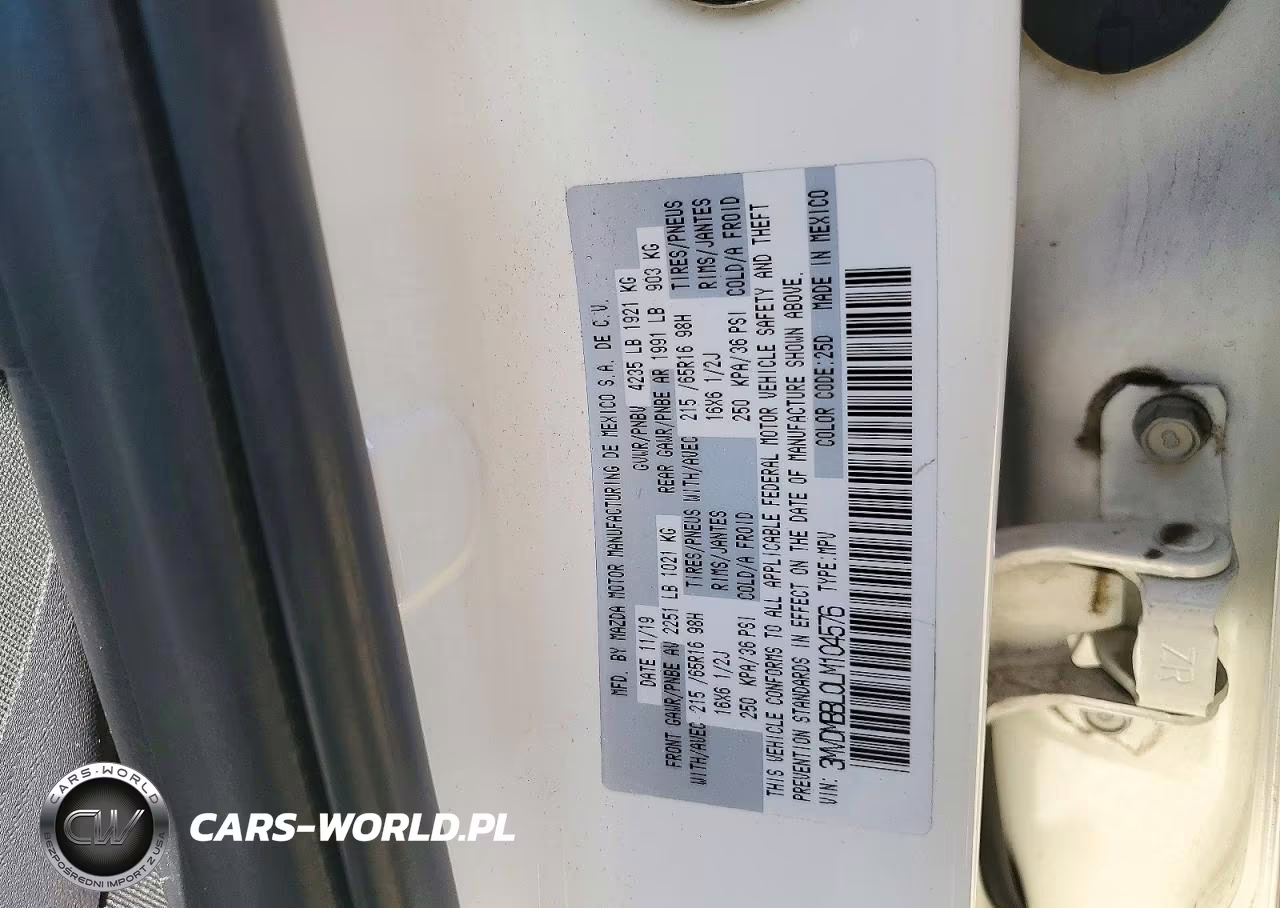 2020 Mazda Cx-30 VIN:3MVDMBBL0LM104576 - 13