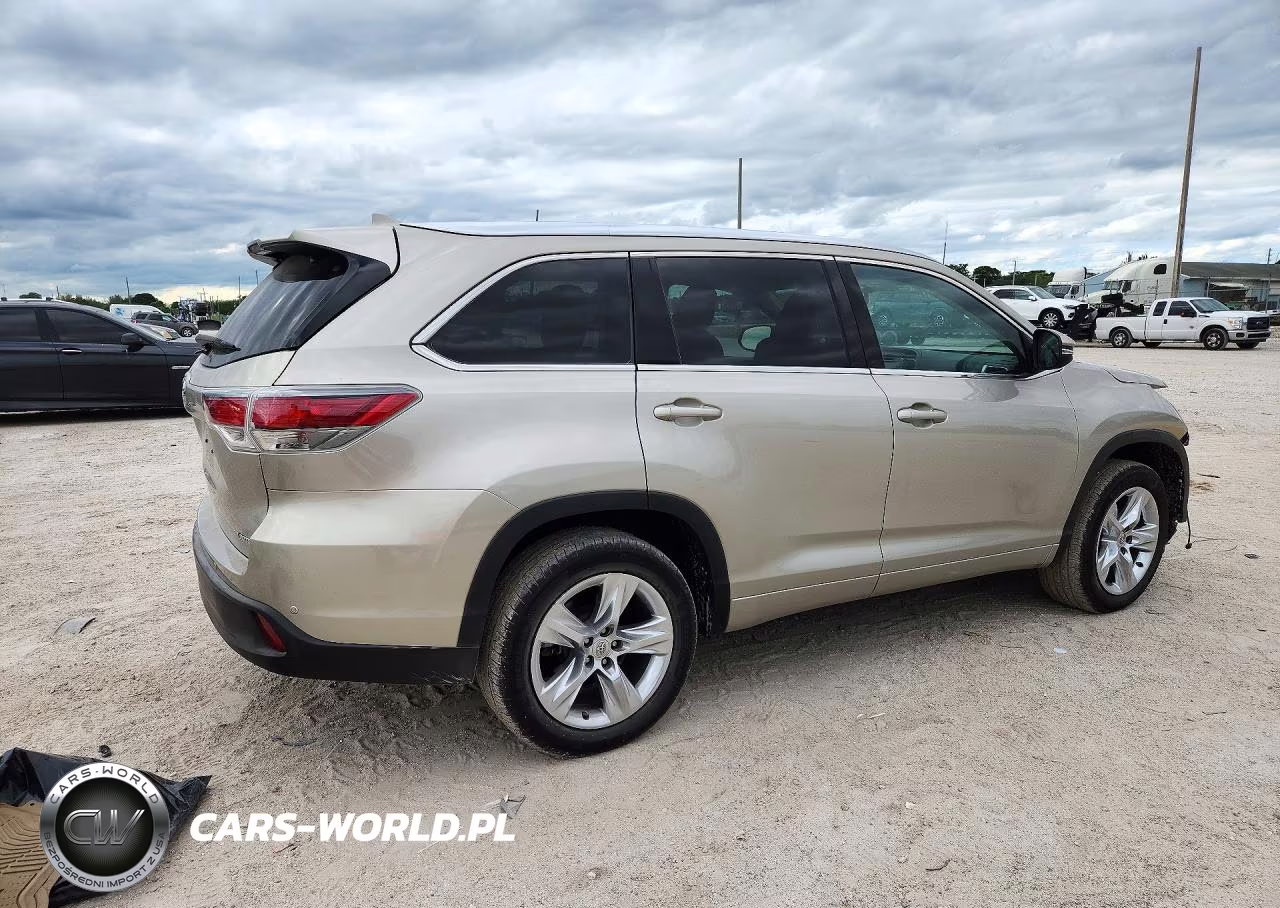 2014 Toyota Highlander Limited VIN:5TDYKRFH5ES022272 - 3