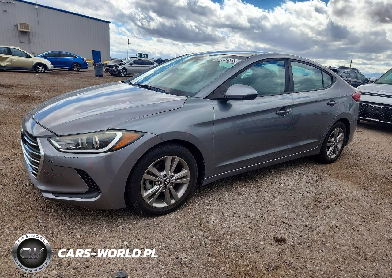 2018 Hyundai Elantra Sel VIN:KMHD84LF6JU585657 - 1