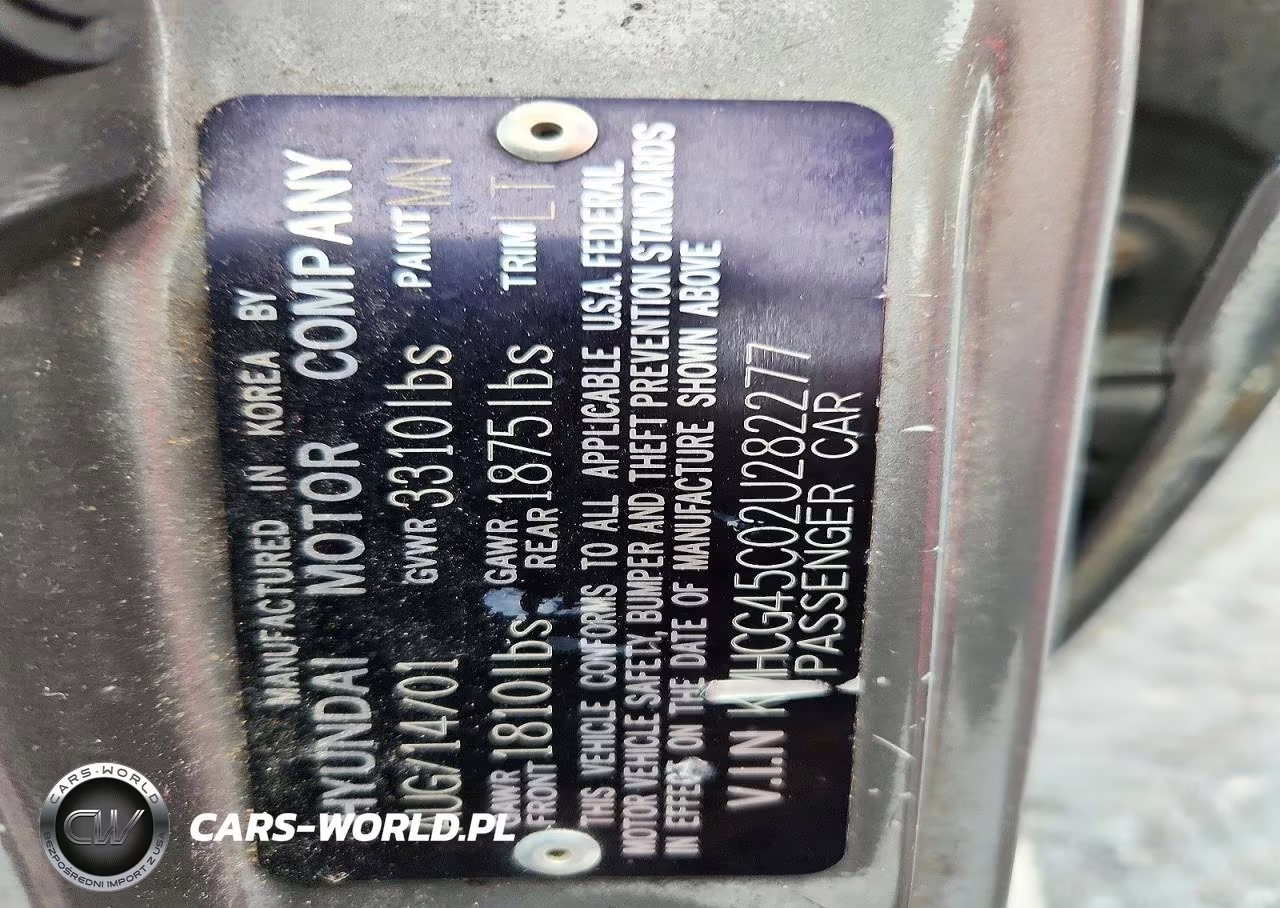2002 Hyundai Accent Gl VIN:KMHCG45C02U282277 - 12