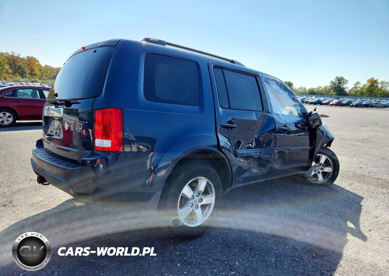 2010 Honda Pilot Exl VIN:5FNYF4H5XAB017657 - 3