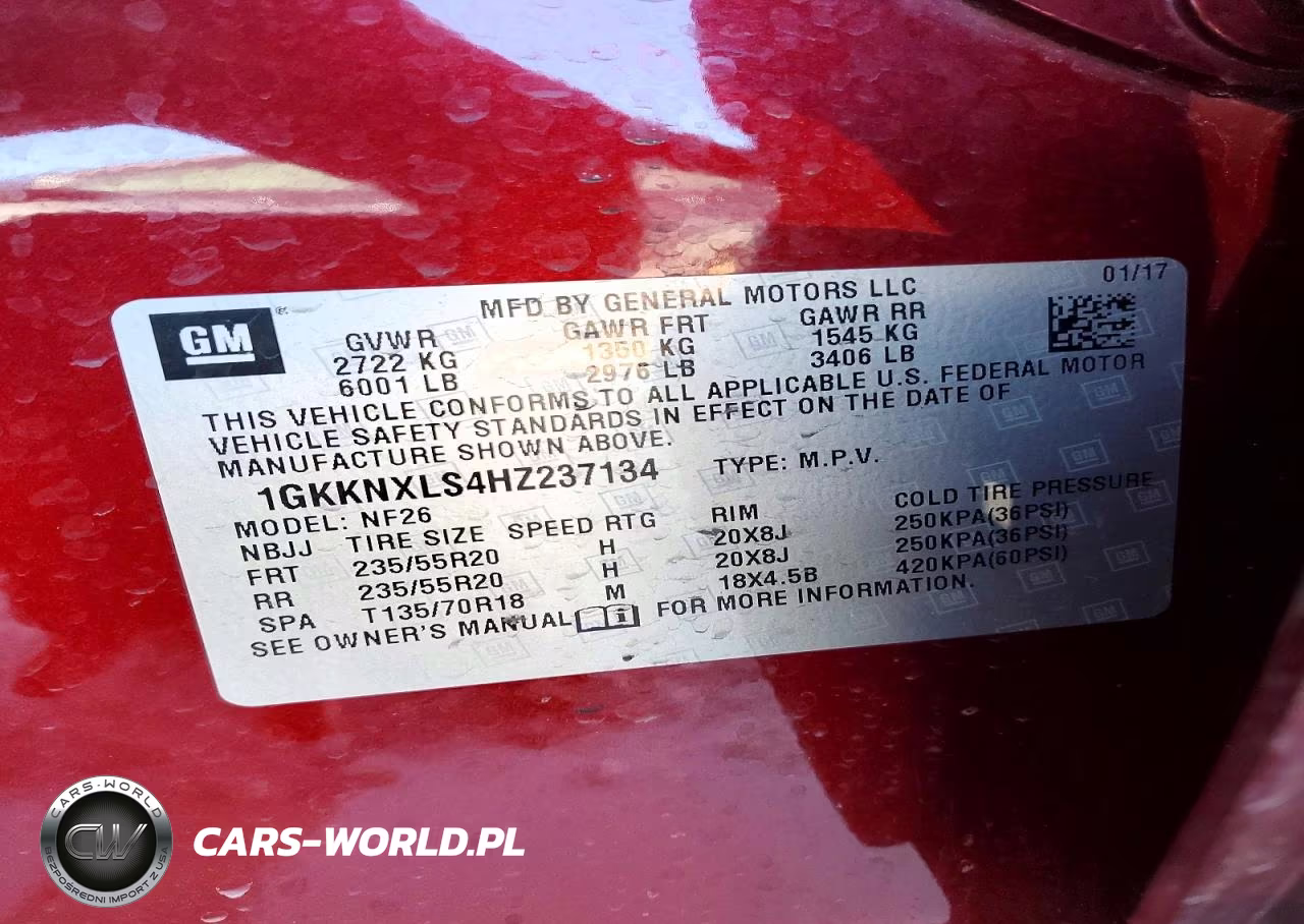 2017 GMC Acadia Denali VIN:1GKKNXLS4HZ237134 - 13