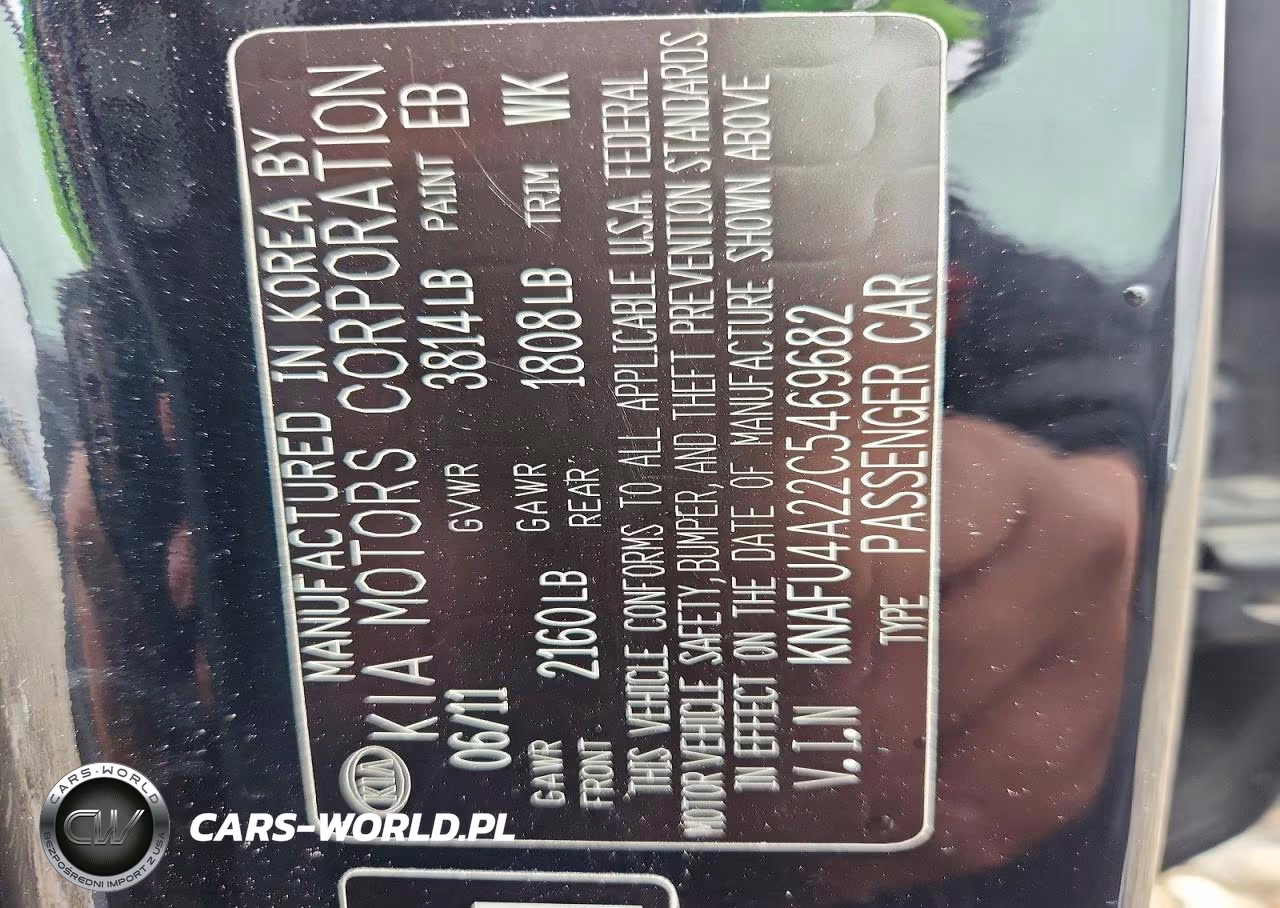 2012 Kia Forte Ex VIN:KNAFU4A22C5469682 - 12