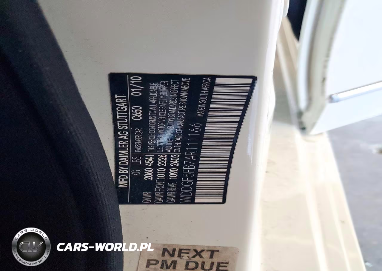 2010 Mercedes-Benz C 300 VIN:WDDGF5EB7AR111166 - 12