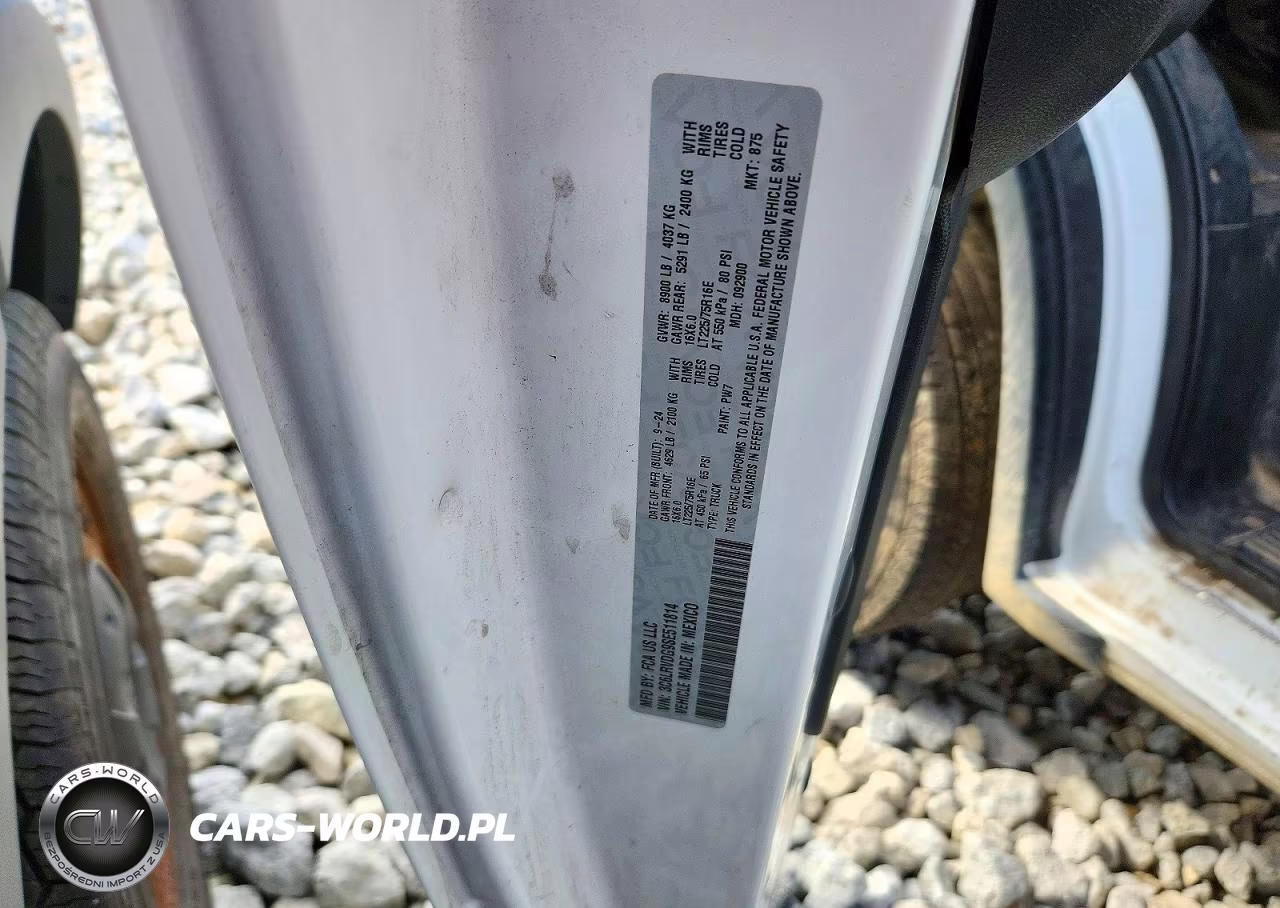 2025 Ram Promaster 2500 Delivery Van VIN:3C6LRVDG9SE511814 - 13