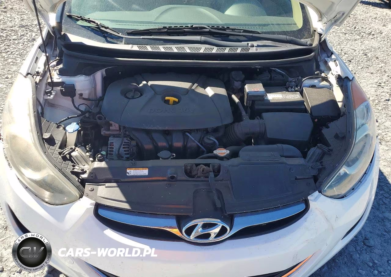 2012 Hyundai Elantra Gls VIN:5NPDH4AE5CH149605 - 11