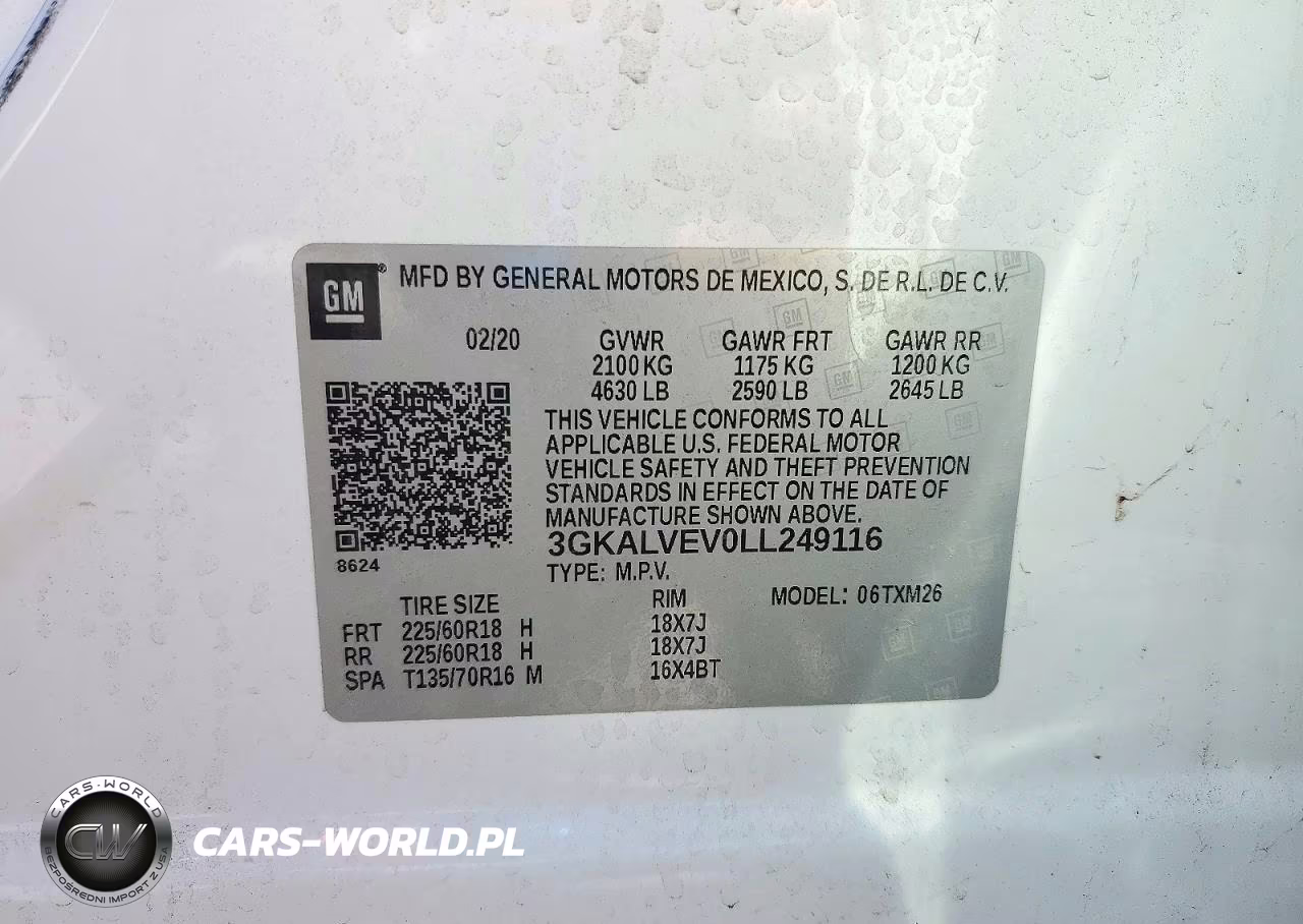 2020 GMC Terrain Slt VIN:3GKALVEV0LL249116 - 12