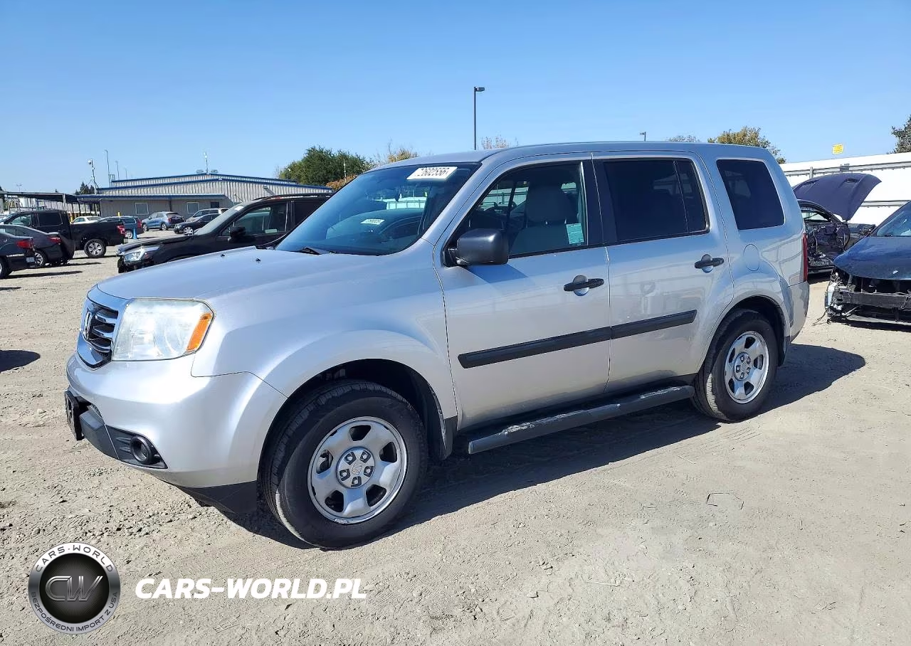 2015 Honda Pilot Lx VIN:5FNYF4H22FB010148 - 1