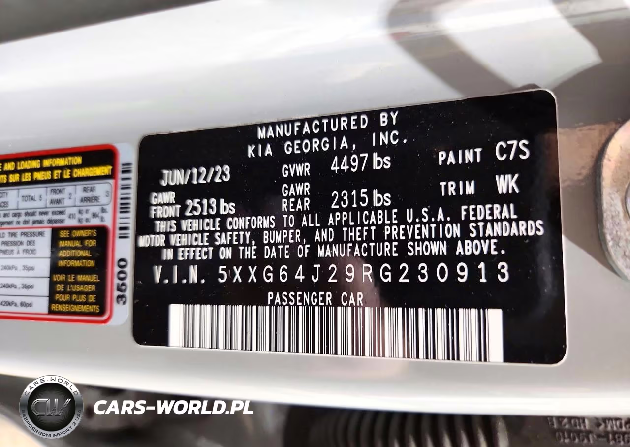 2024 Kia K5 Gt Line VIN:5XXG64J29RG230913 - 13