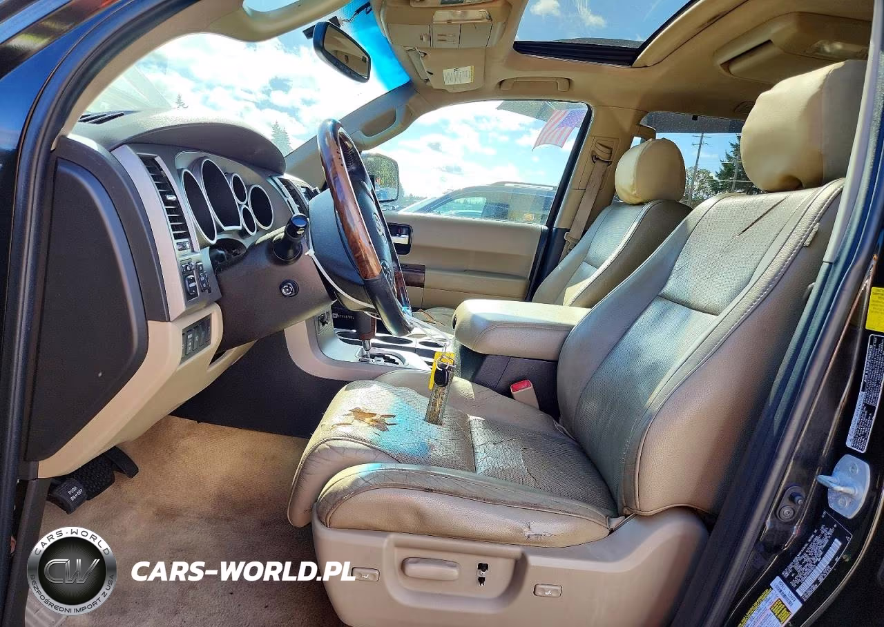 2010 Toyota Sequoia Platinum 5.7L V8 VIN:5TDDW5G18AS028476 - 7